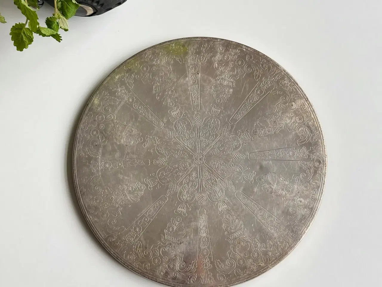 Billede 2 - Bordskåner pletsølv, stor