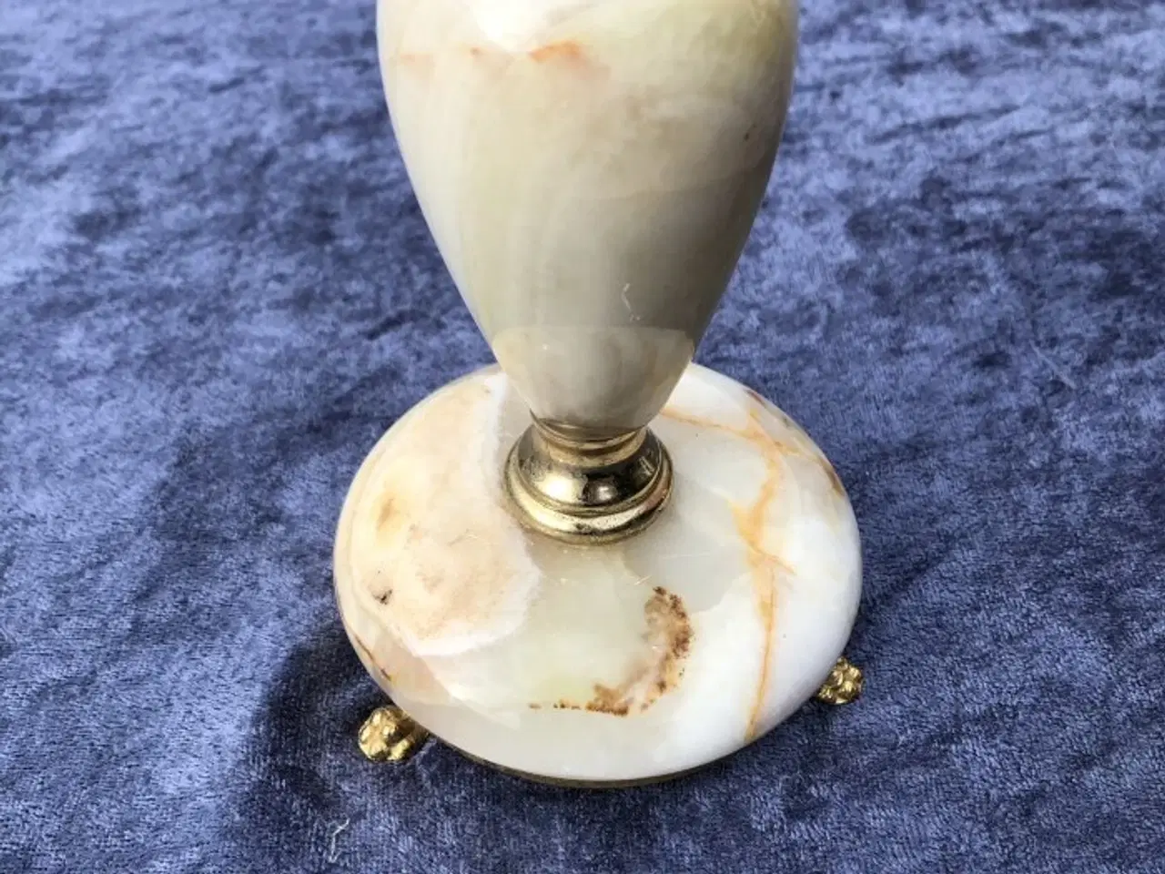 Billede 4 - 3-armet lysestage med marmorfod