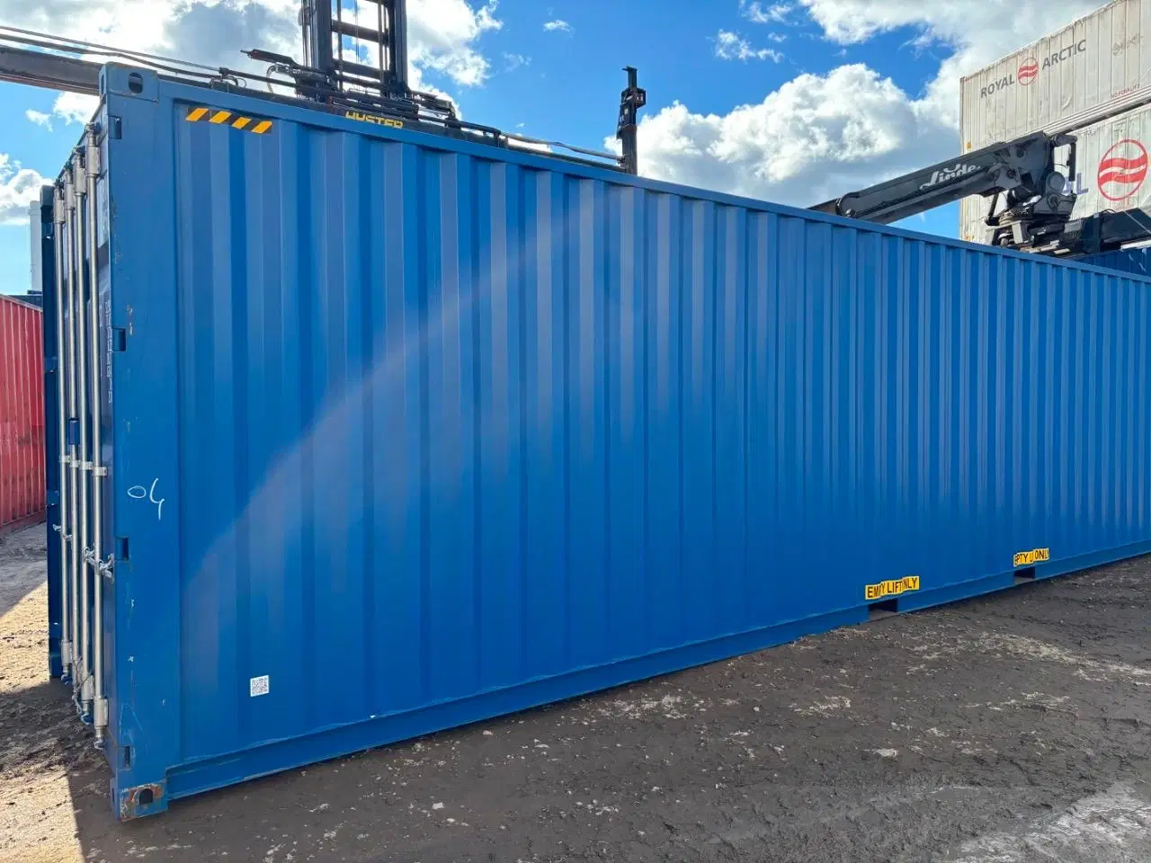 Billede 8 - Står i Hvidovre NY 40 fods HC Container i Blå Ral: