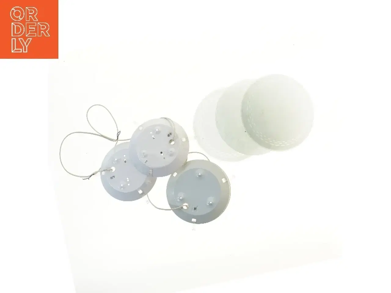 Billede 2 - Loftlamper med glas (str. 3 styk, ø 25 cm)