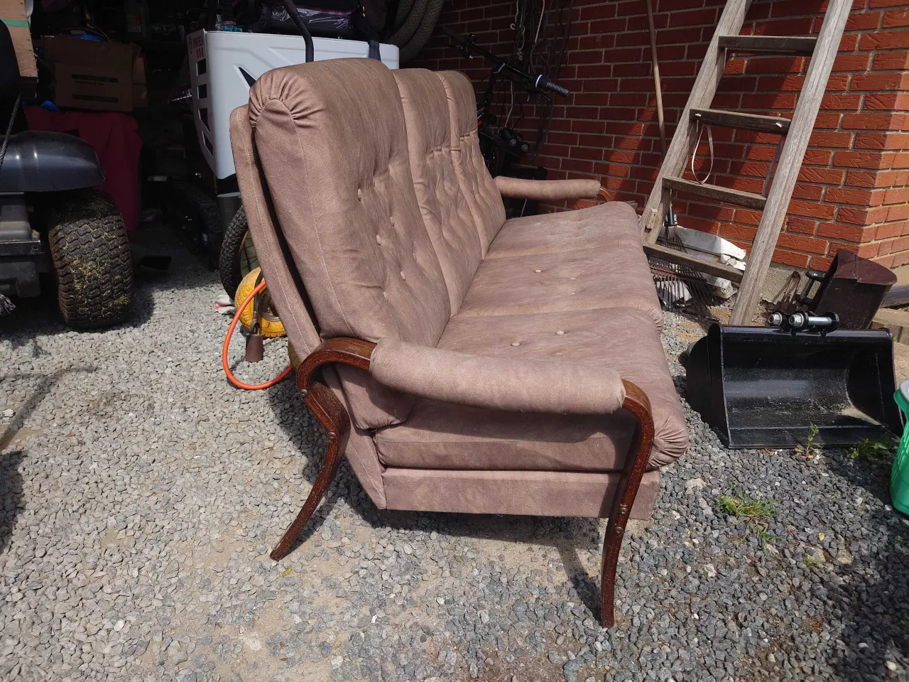 Billede 2 - Sofa, retro velur sofa