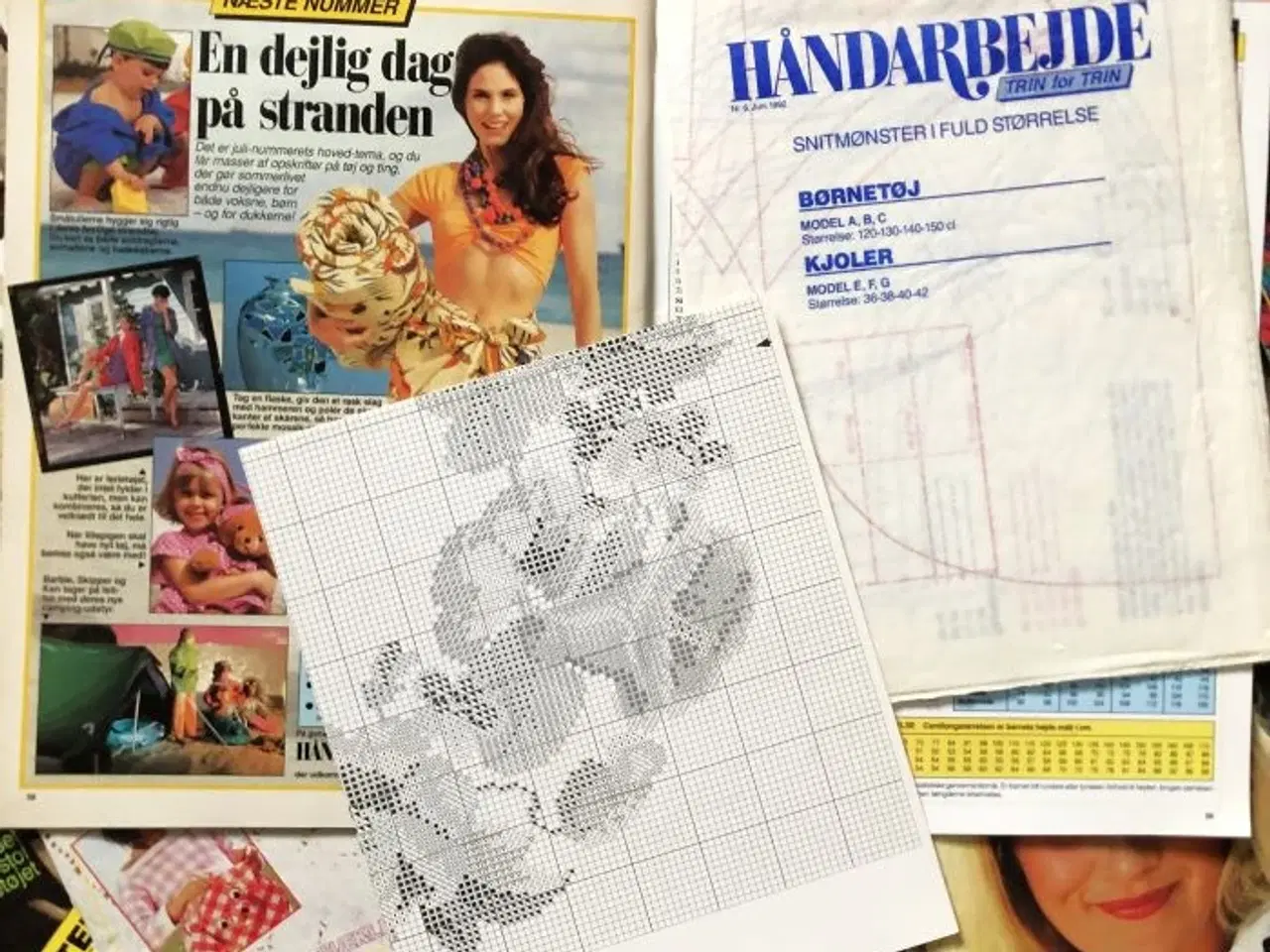 Billede 2 - Alt om Håndarbejde 1992 - SY - STRIK - HÆKLE - MMM