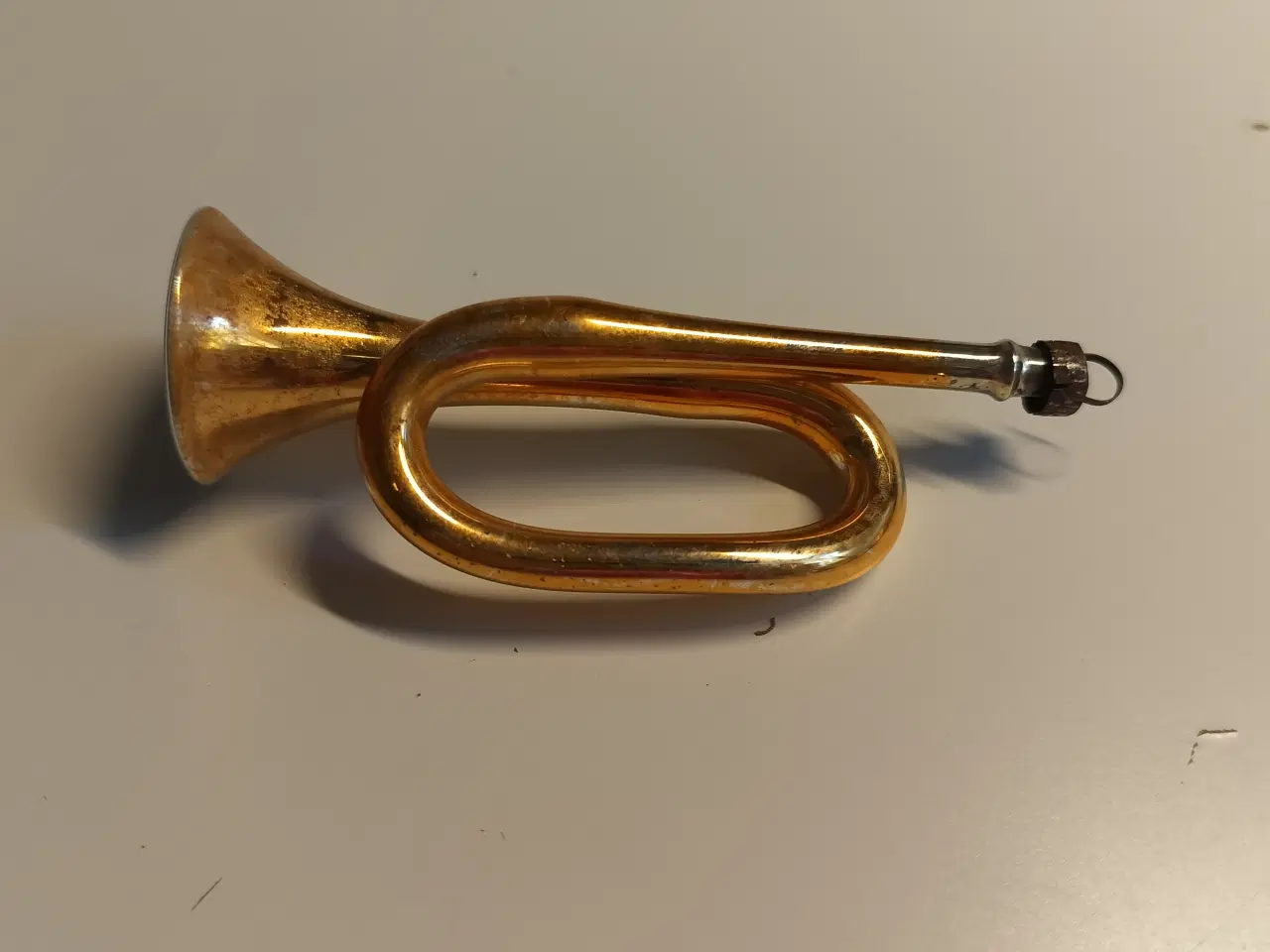 Billede 1 - Gamle glas julekugler trumpet