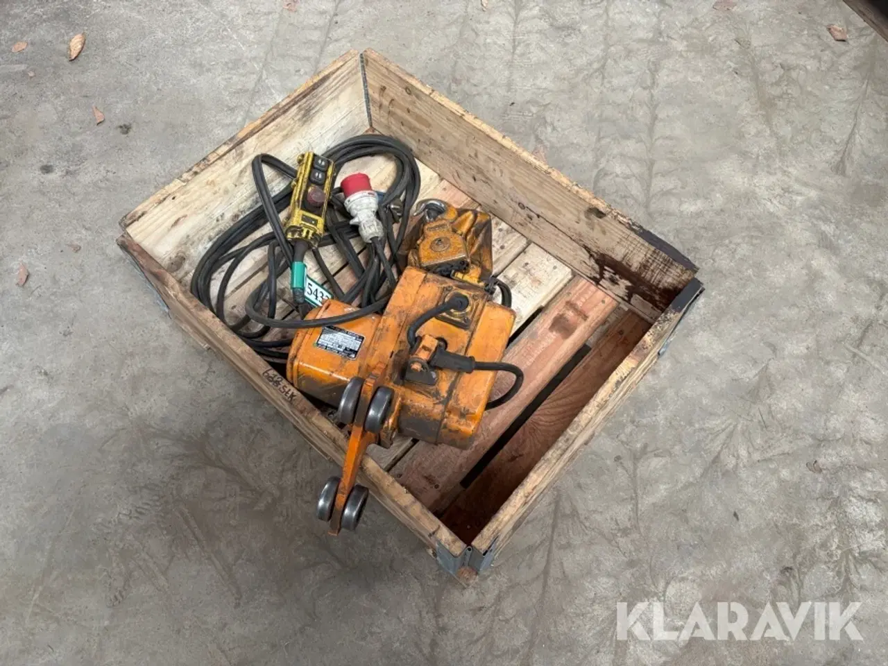 Billede 3 - Elektrisk talje Kito K2-8 500 kg - 3 meter