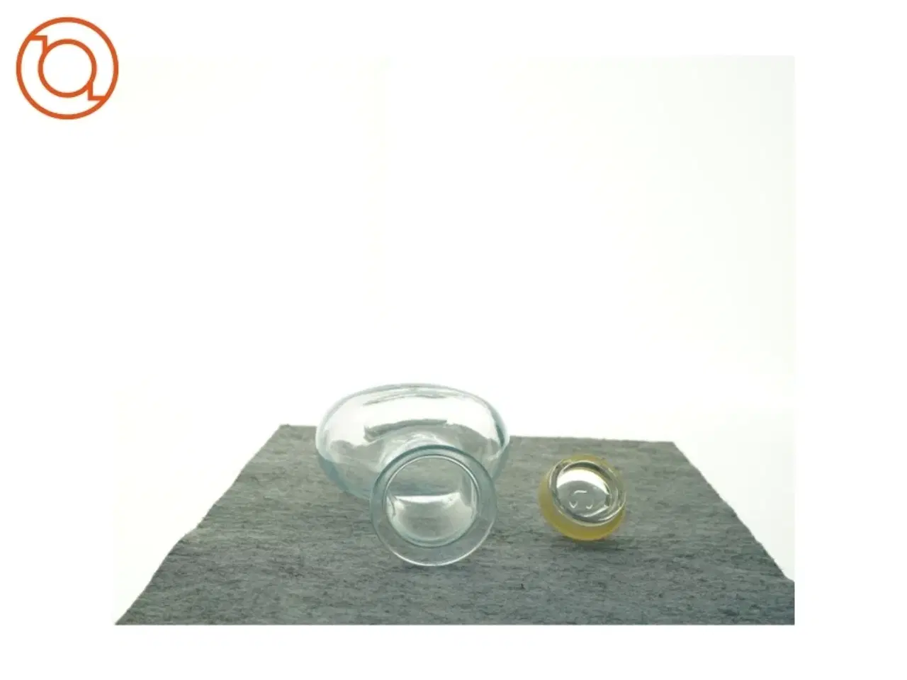 Billede 6 - Gennemsigtig glasvase (str. 25 x 9 x 16 cm)