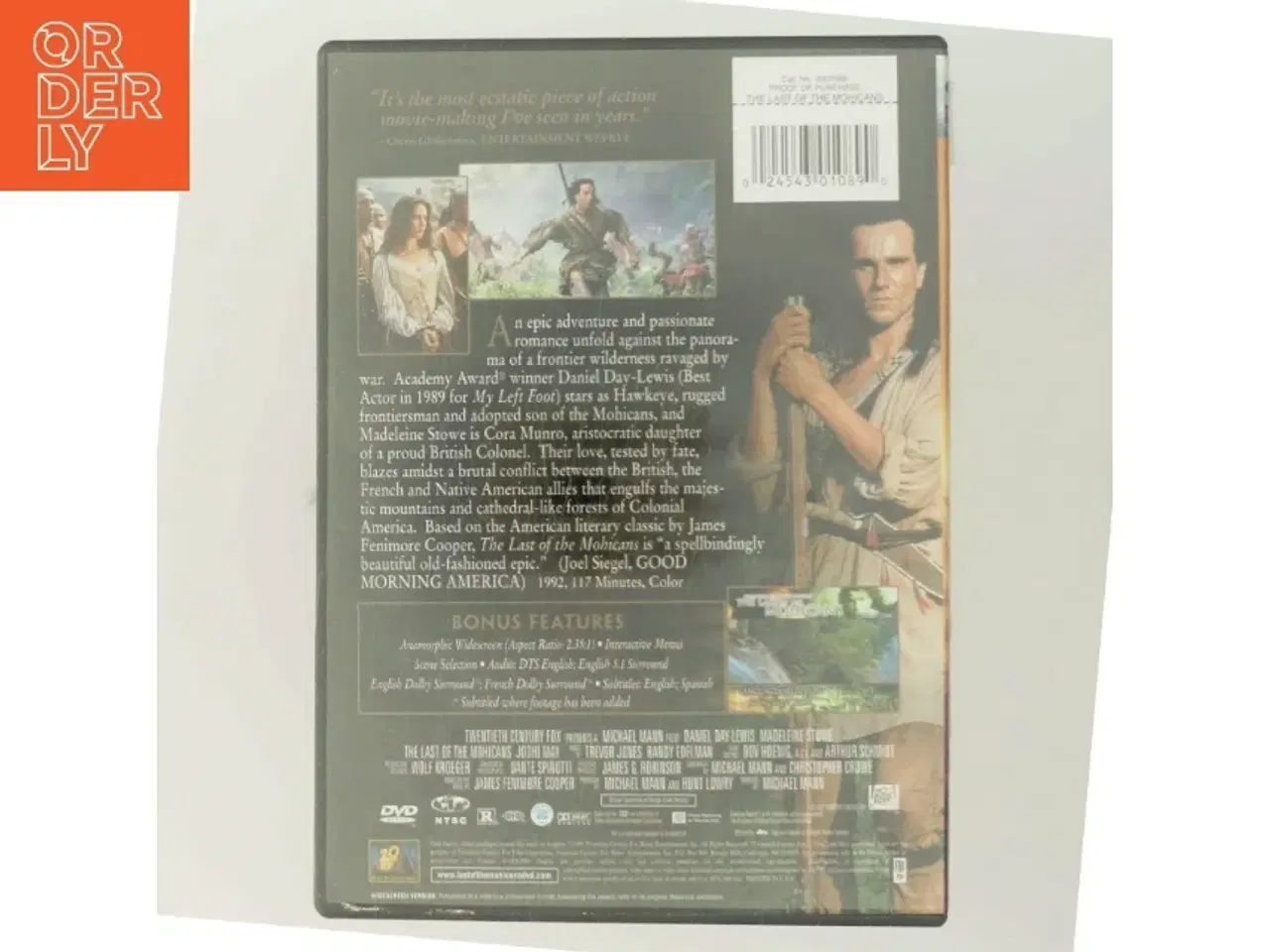 Billede 3 - The Last of the Mohicans med Daniel Day-Lewis (DVD)