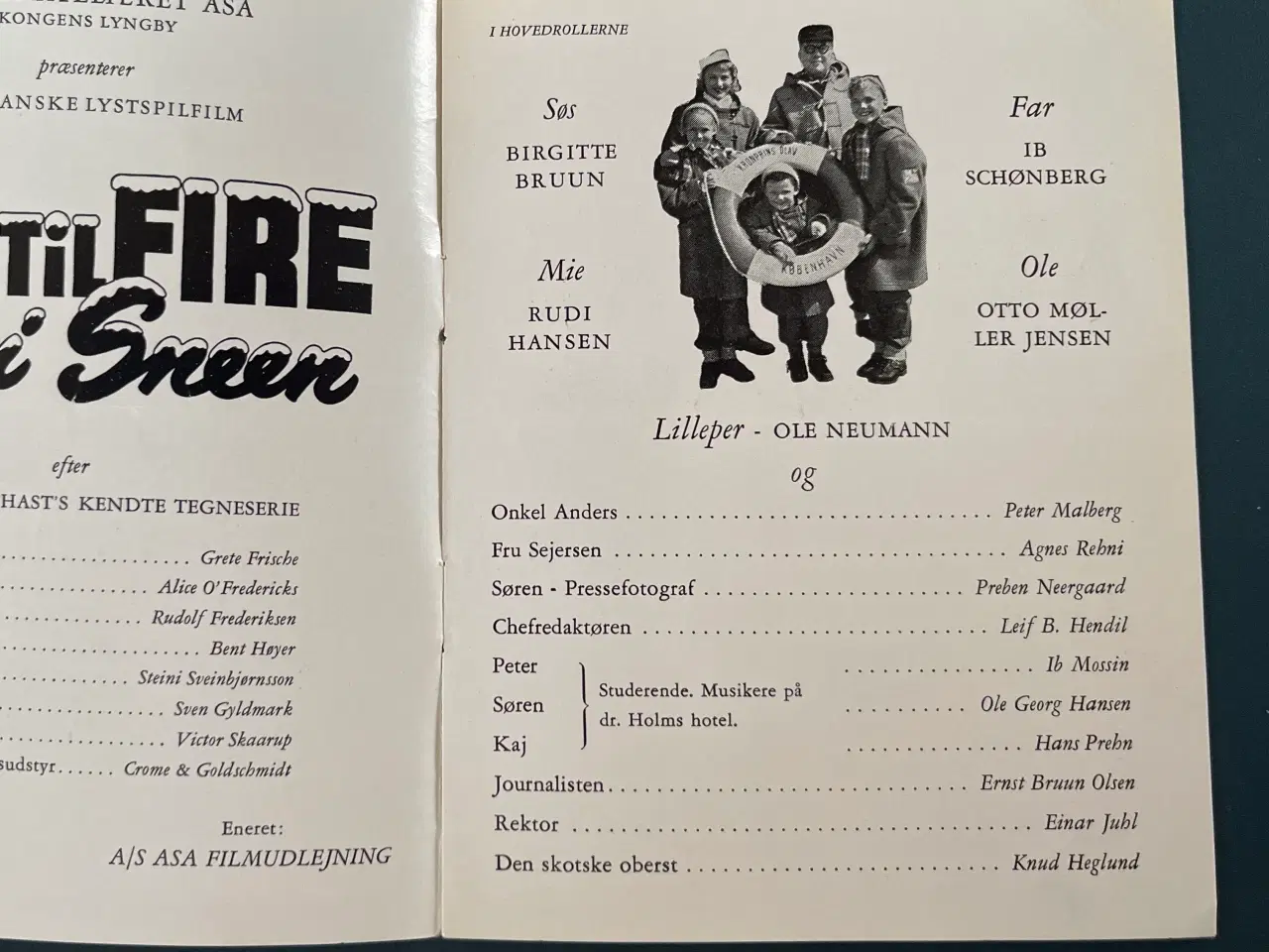 Billede 2 - Far til fire i sneen