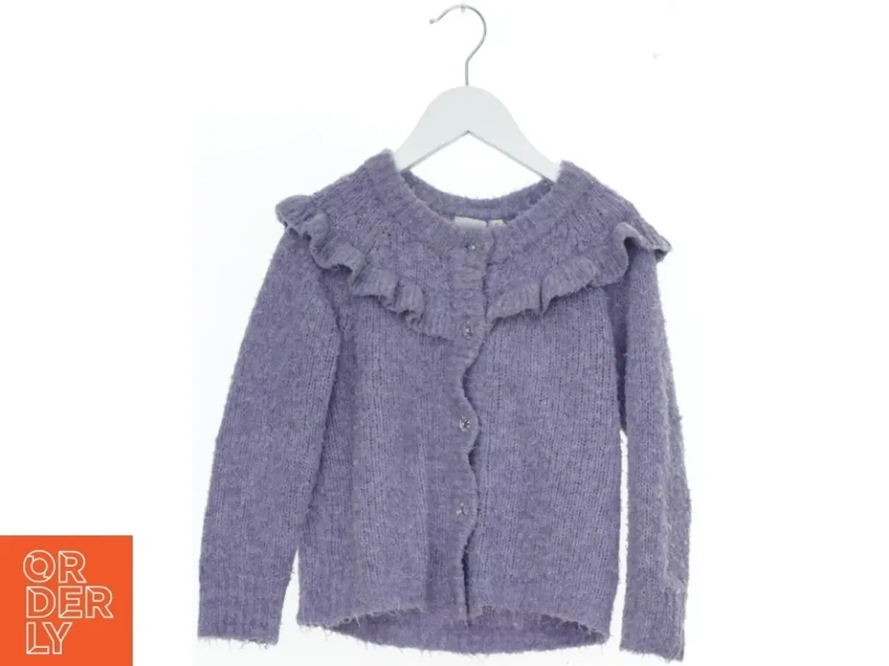 Billede 1 - Pige Cardigan med Flæsedetaljer fra Name It (str. 104)