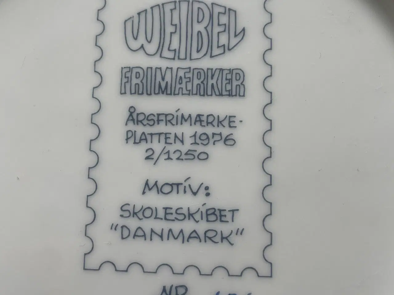 Billede 4 - Frimærker - 1976 - Skoleskibet Danmark, Weibel