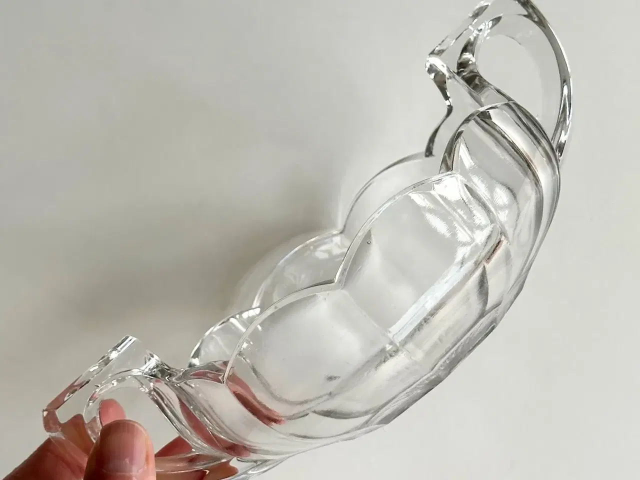 Billede 7 - Skål m hanke, klart glas