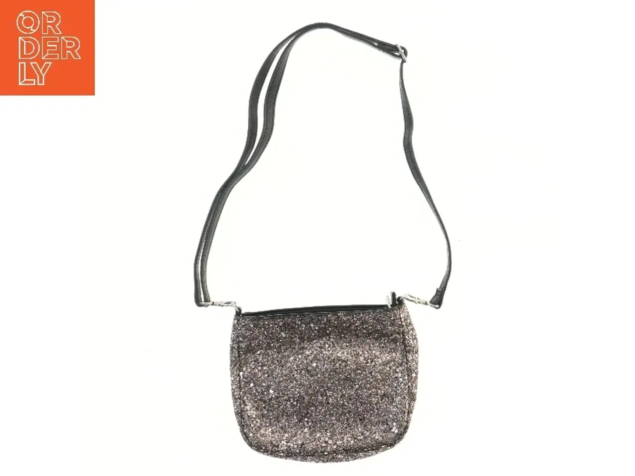 Billede 1 - Petit By Sofie Schnoor skuldertaske med sølvglimmer (str. 21x17 cm)