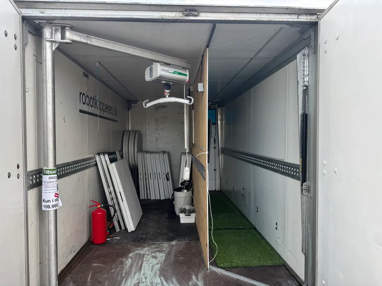 Billede 8 - Trailer med sideklap, solpaneler og 230v