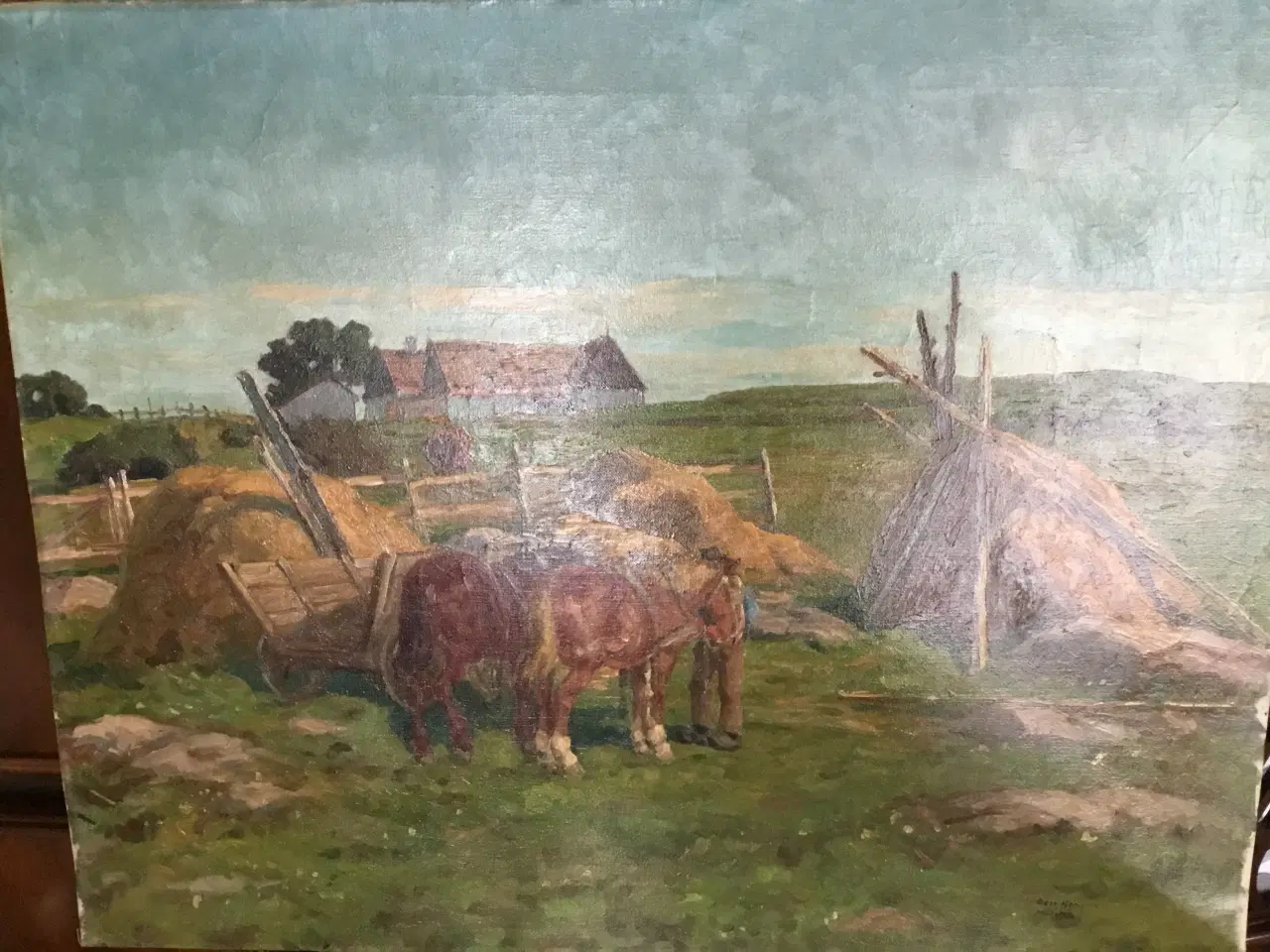 Billede 3 - Oliemaleri af Axel Hansen