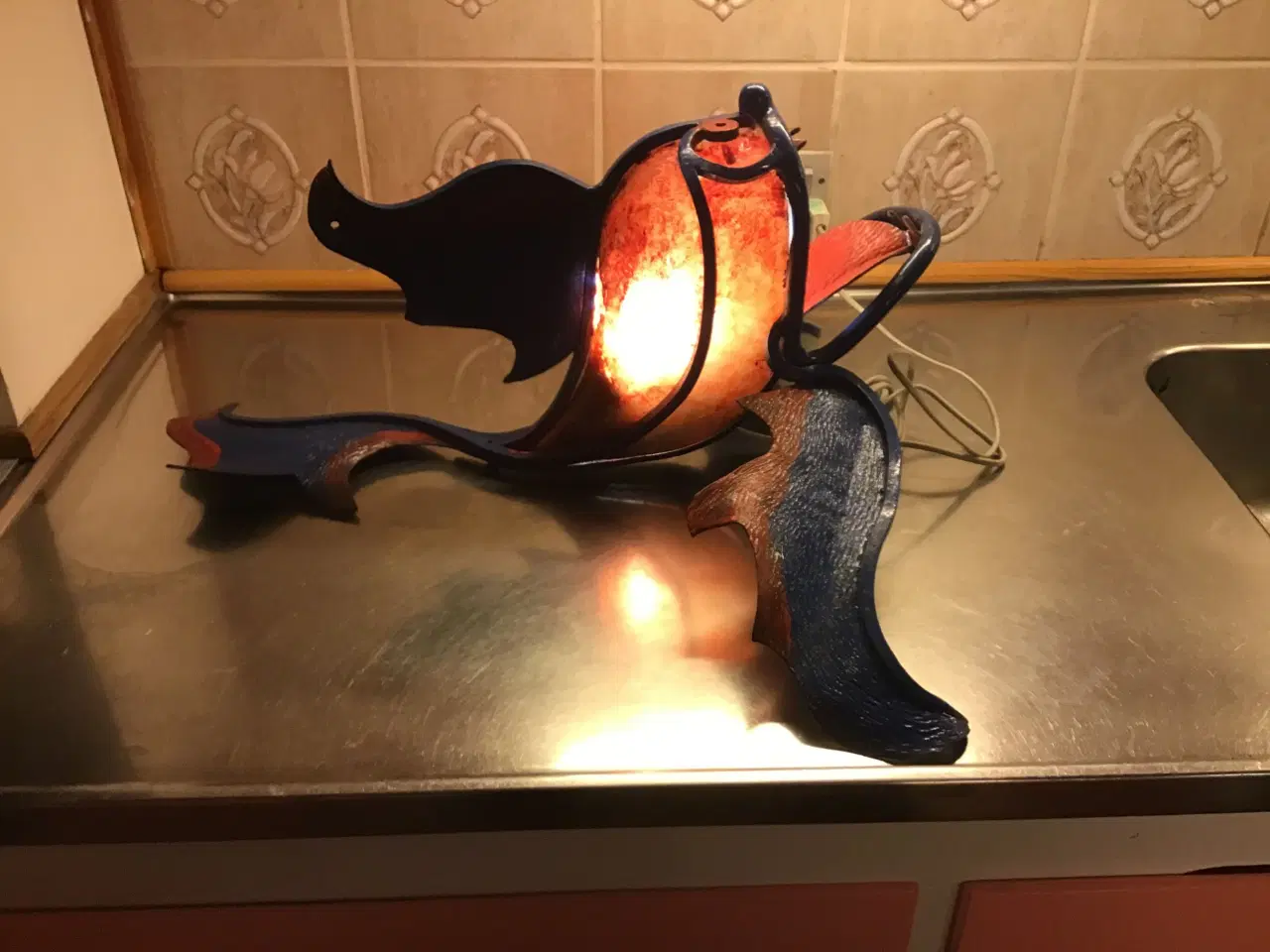Billede 5 - Unik dragefisk lampe