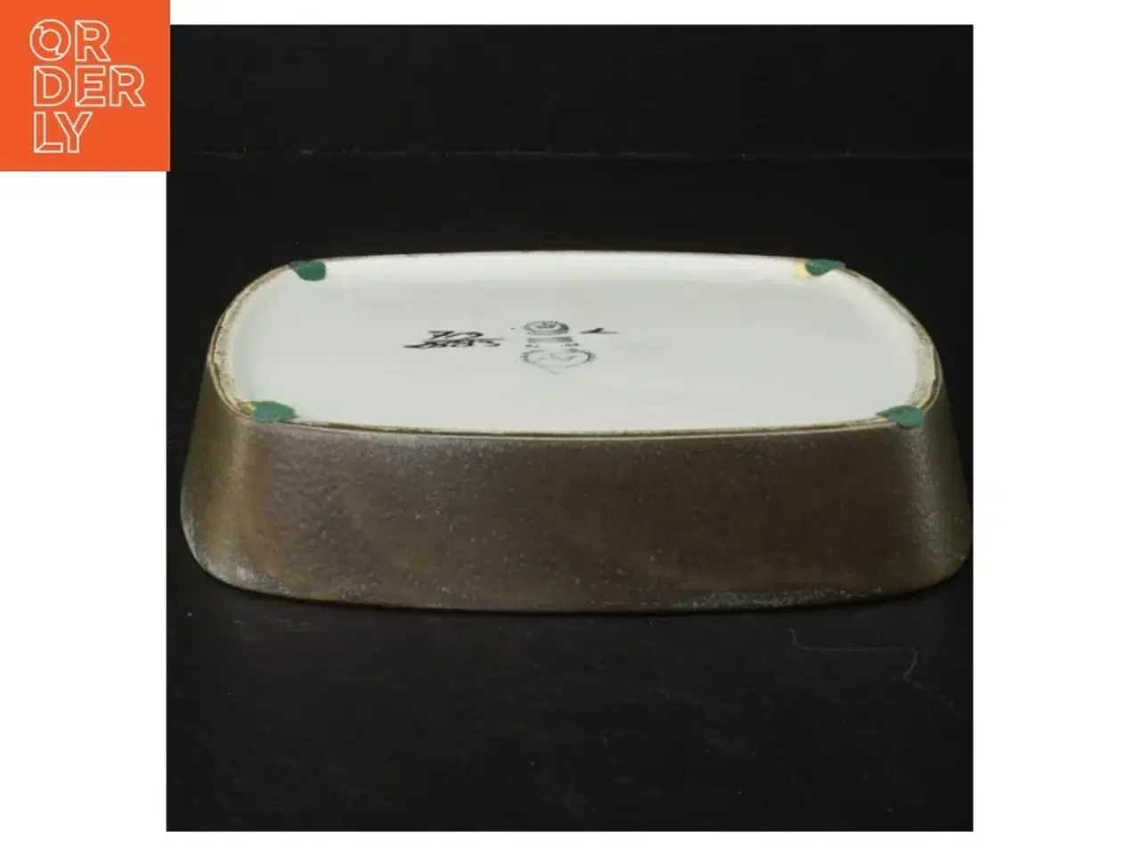 Billede 2 - Dekorativ keramikfad fra Royal Copenhagen (str. 16,5 x 16,5 cm)