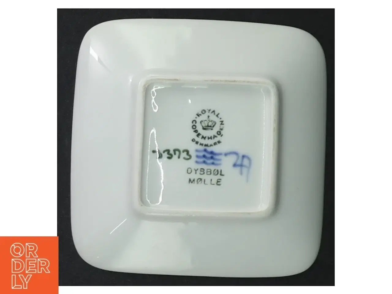 Billede 2 - Royal Copenhagen Dybbøl Mølle askebæger fra Royal Copenhagen (str. 10,5 x 10,5 cm)