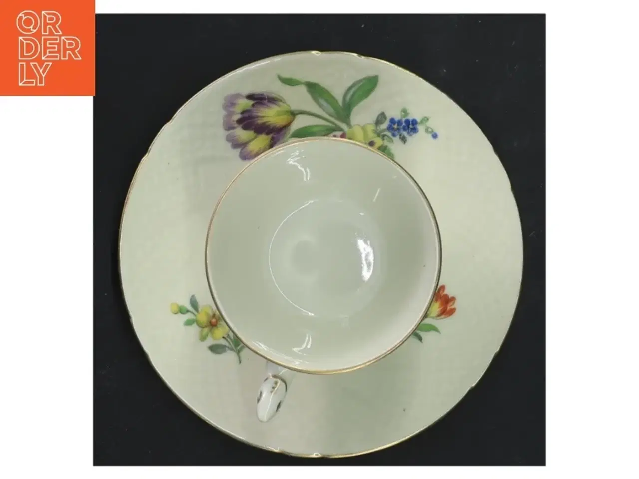 Billede 3 - B&G Saksisk blomst kaffekop 102 (str. Ø 13,5&6x9,5 cm)