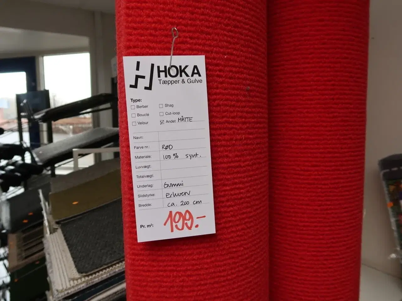 Billede 2 - 2 ruller rødløber