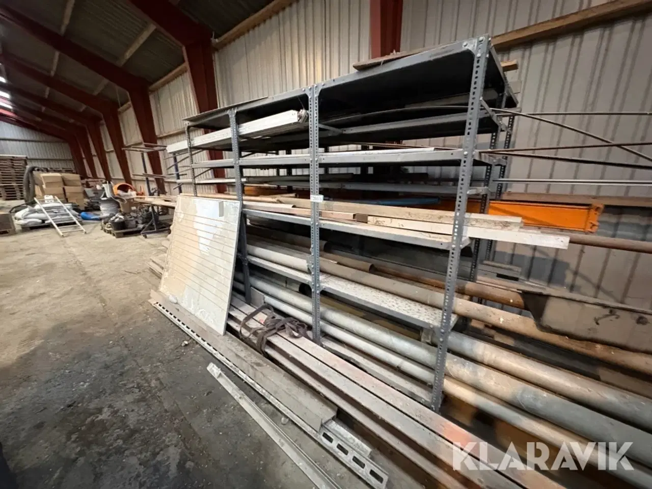 Billede 5 - Stålreoler med indhold 6 styk