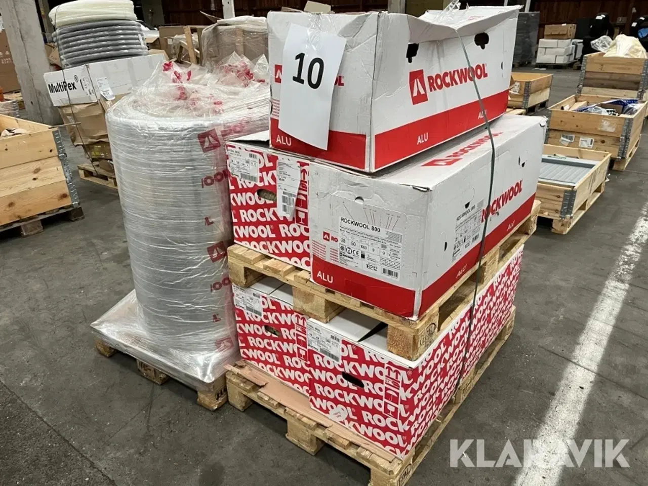 Billede 3 - Isolering - lamelmåtter og rørskåle Rockwool