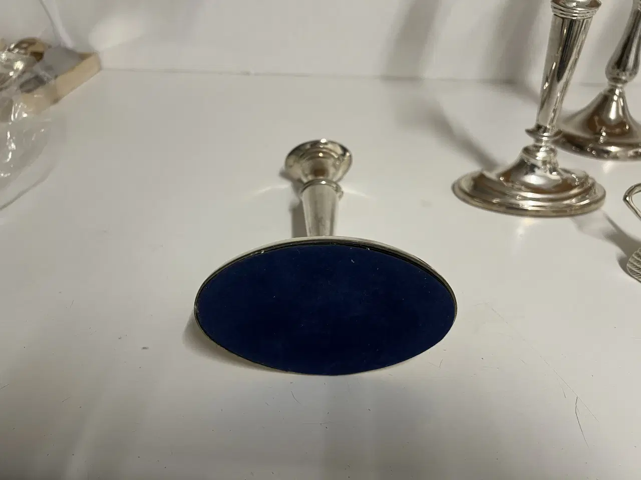 Billede 4 - Forsølvede lysestager 