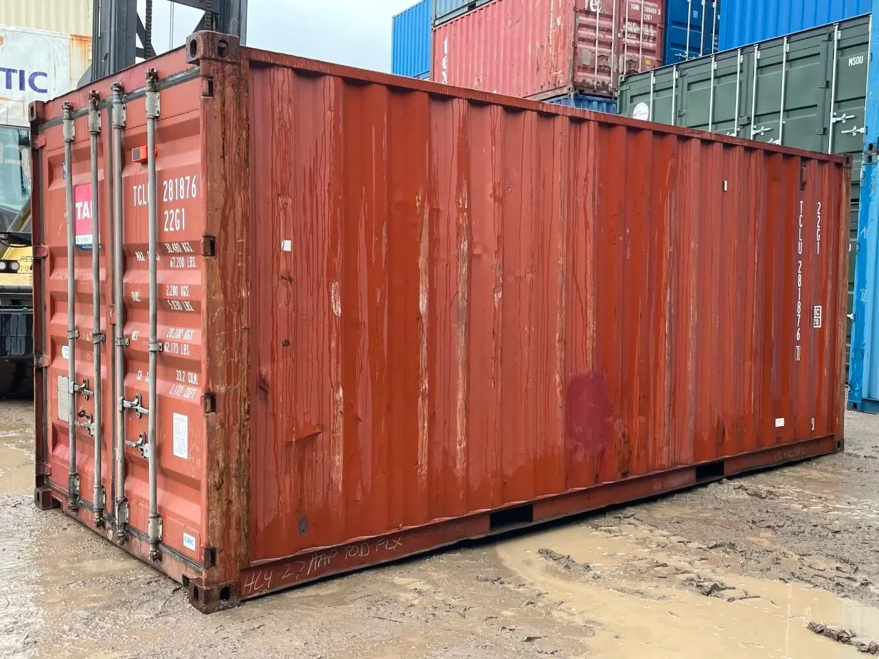 Billede 3 - 20 fods Container- ID: TCLU 281876-1 - Hvidovre