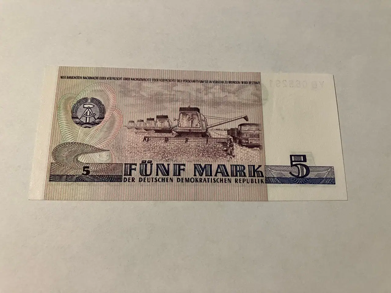 Billede 2 - 5 DDR-mark 1975 Germany
