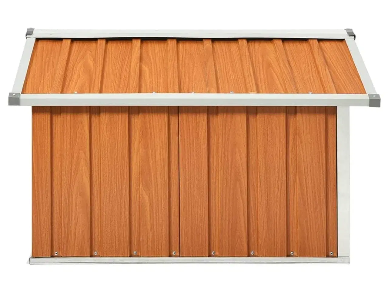 Billede 6 - Garage til robotplæneklipper 92x97x63 cm galvaniseret stål brun