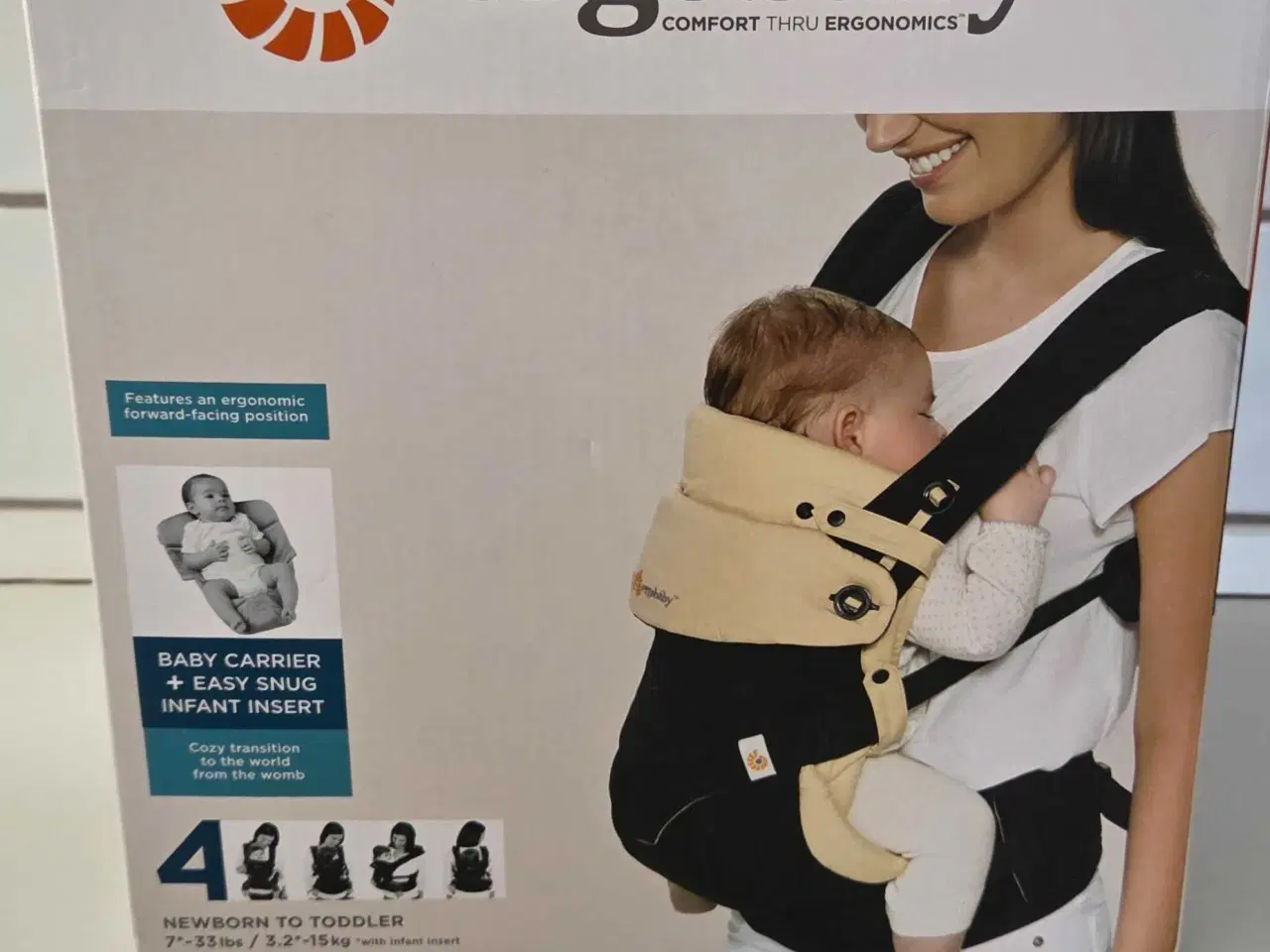 Billede 1 - ErgoBaby 360 med babyindsats