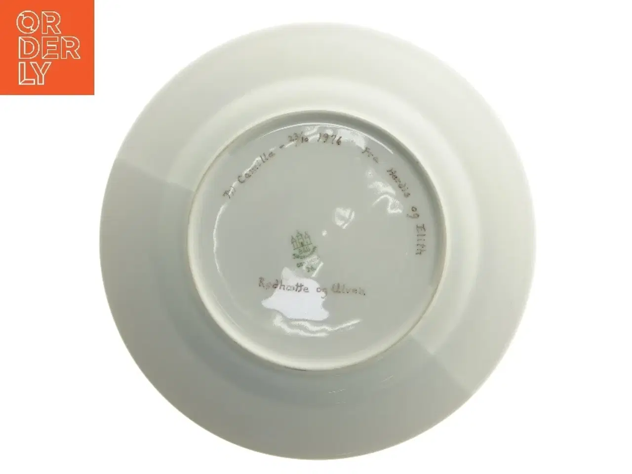 Billede 2 - Dekorativ tallerken med Rødhætte motiv fra b&g (str. Ø 22 cm)