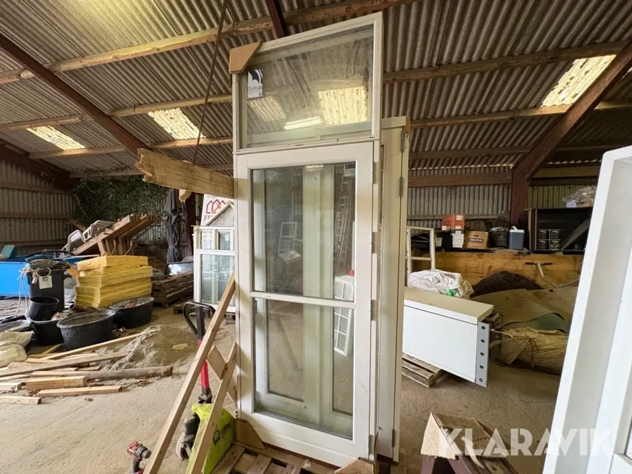 Billede 1 - Terrasedør med fast overlys Outrup Ukendt