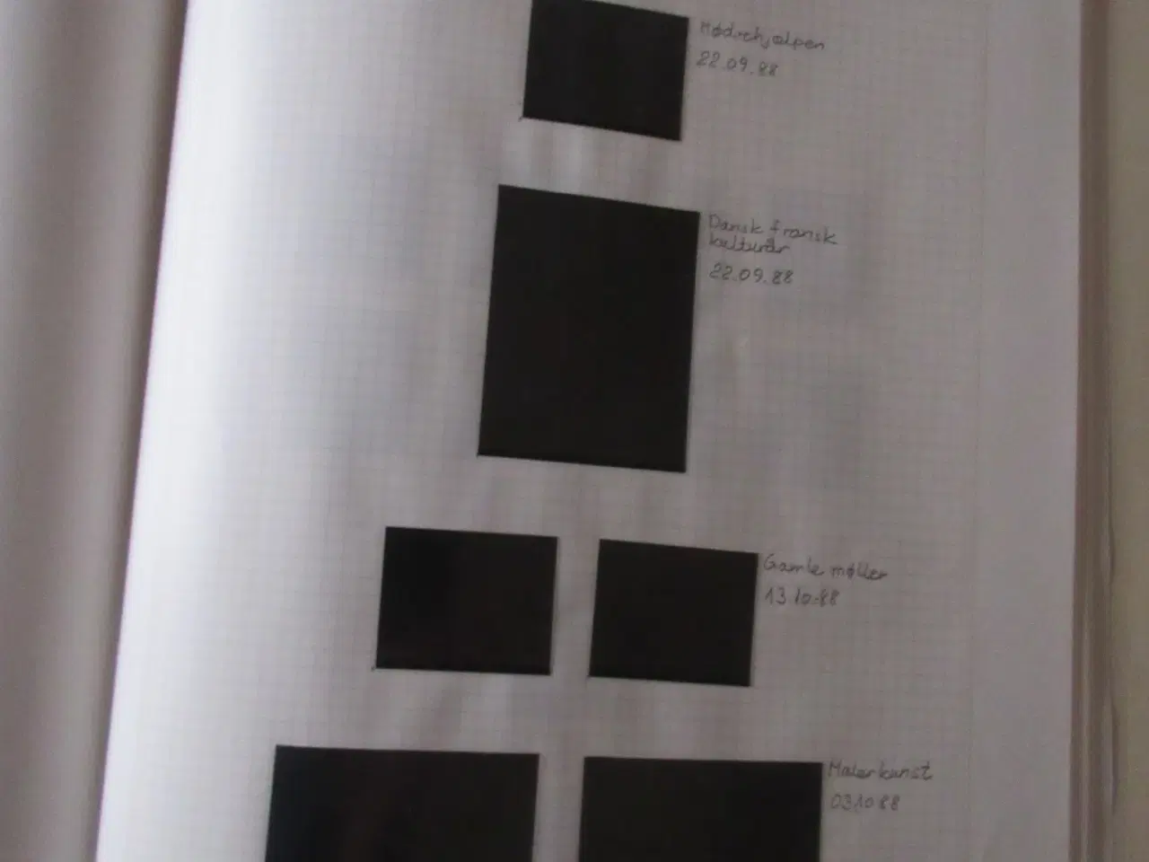 Billede 5 - Rød springbind (brugt til en Danmark samling)