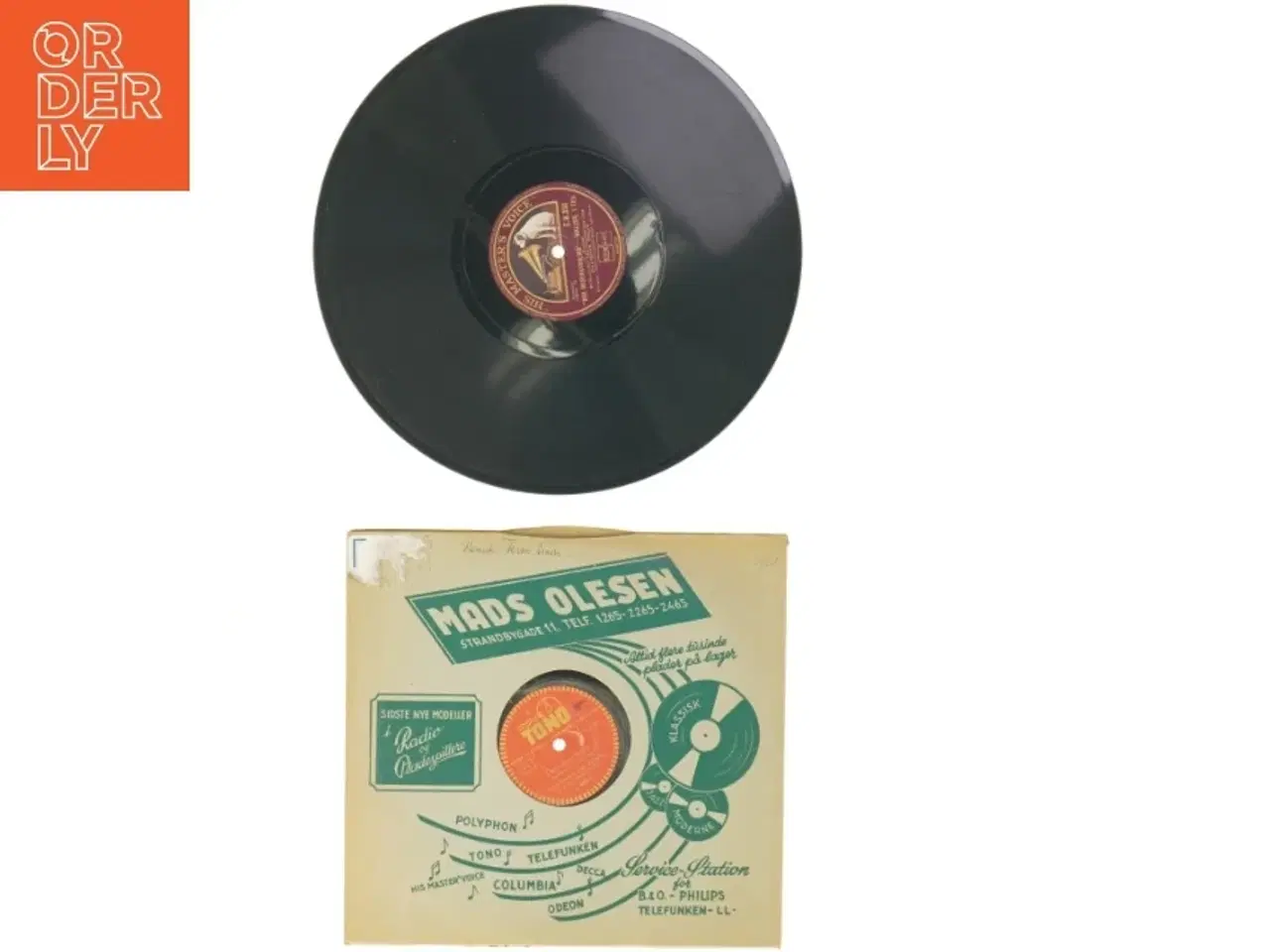 Billede 1 - Vinylplade med cover (str. Ø 25 cm ø 30 cm)