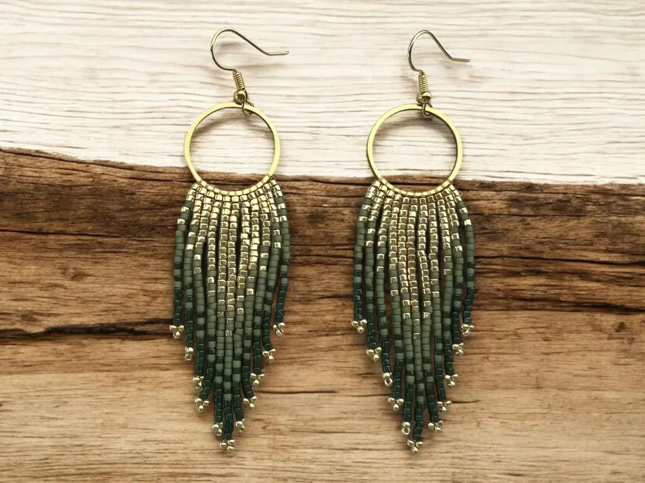 Billede 4 - Grønlandske perle øreringe