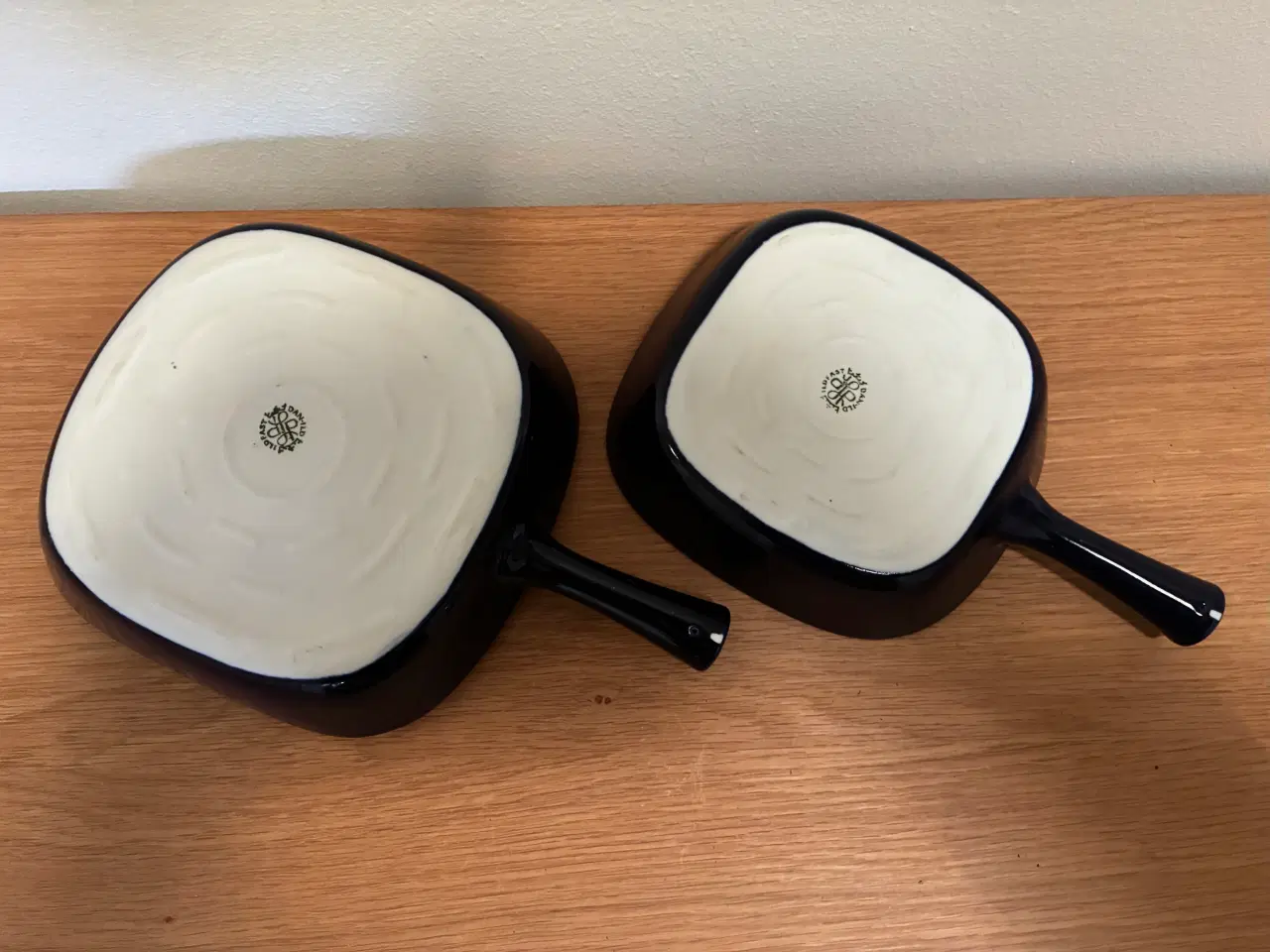 Billede 4 - LYNGBY. BLÅ SERVERING-POSTEG-SKÅLE/-FADE