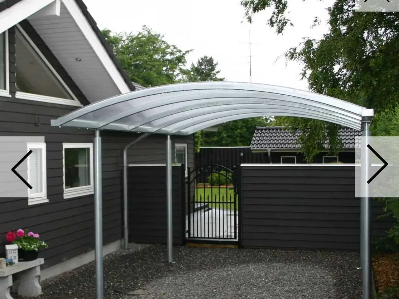 Billede 2 - Stålcarport - har altid stået inde (i hal). 