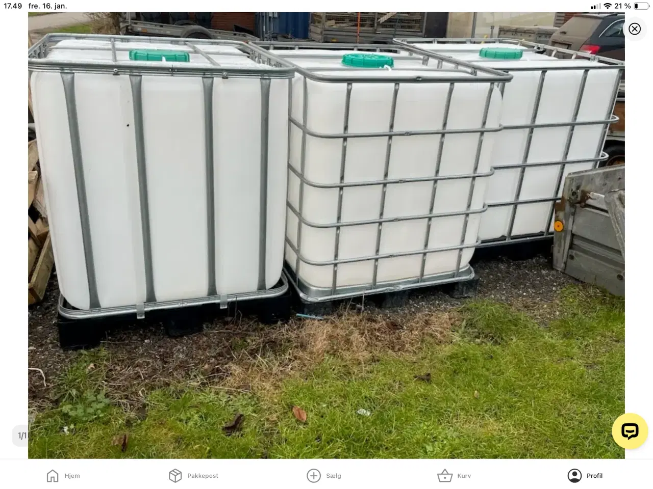 Billede 1 - Palletanke