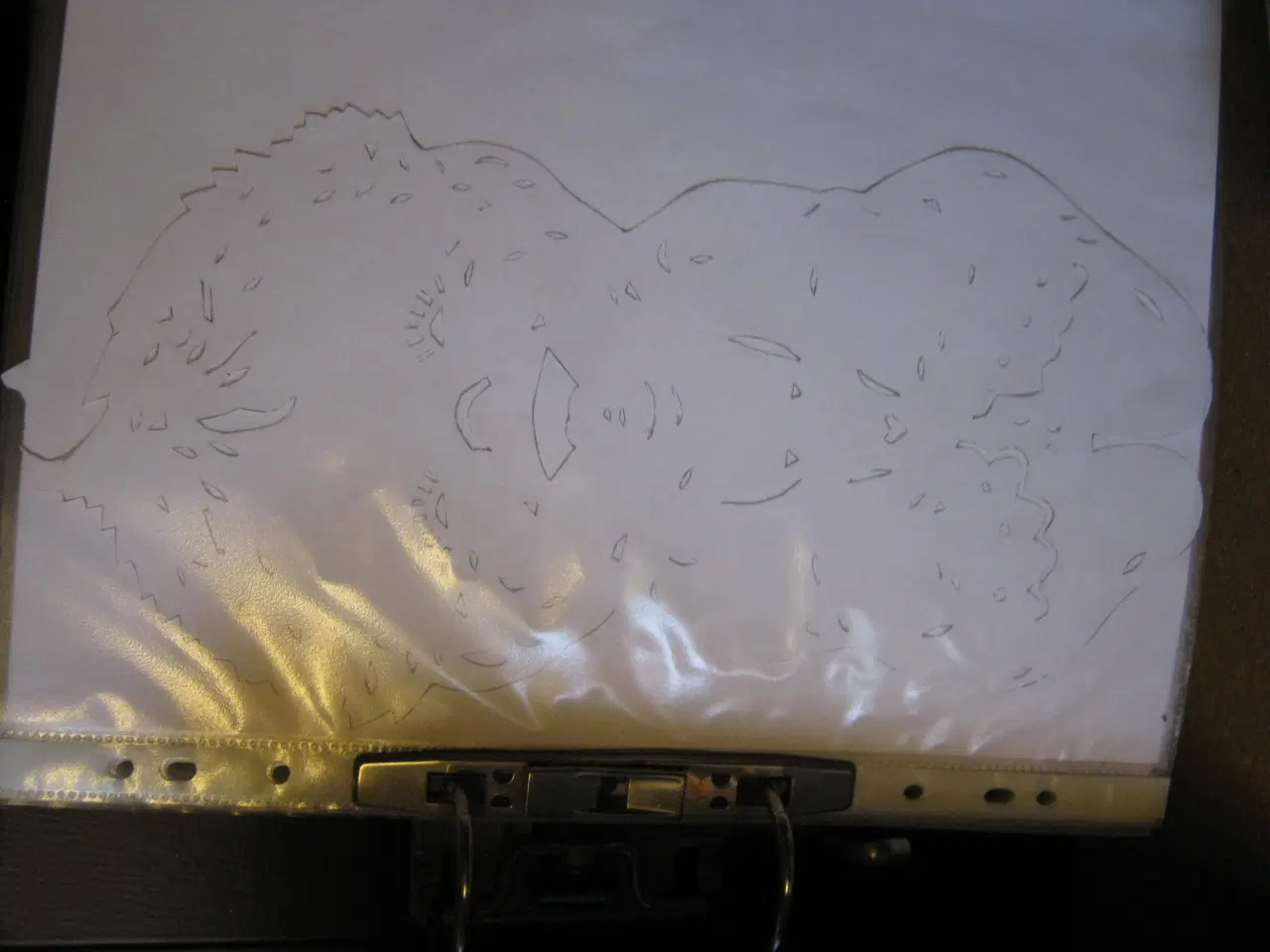 Billede 4 - Papirklip. 5 store A 4 mapper