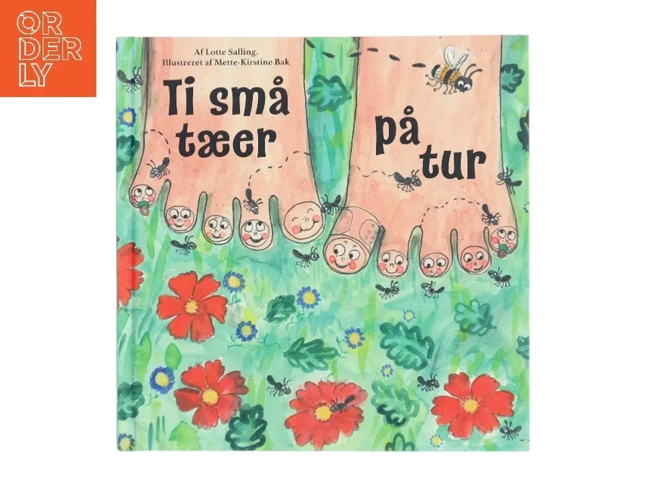 Billede 1 - Ti små tæer på tur af Lotte Salling (Bog)