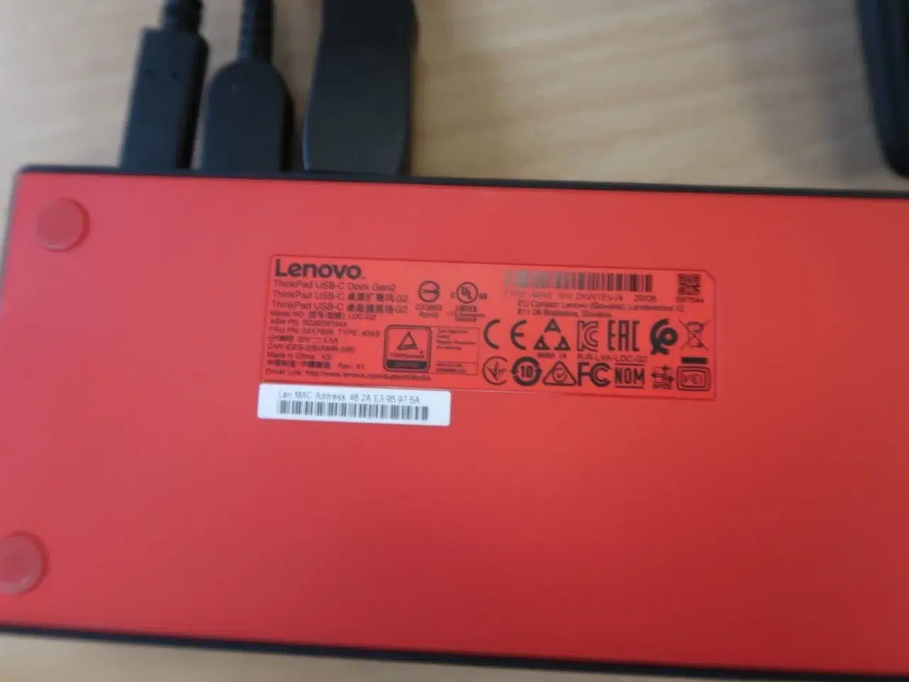 Billede 3 - Computerskærm HP E273q, tastatur, mus, dockingstation LENOVO ThinkPad USB-C Dock Gen2
