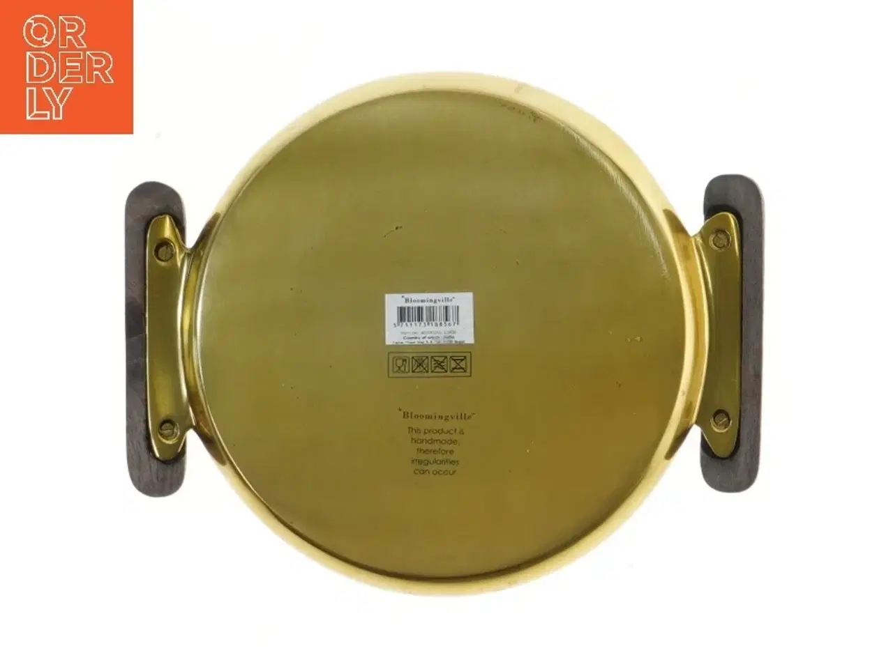 Billede 2 - Rund bakke med håndtag fra Bloomingville (str. Ø 18 cm)