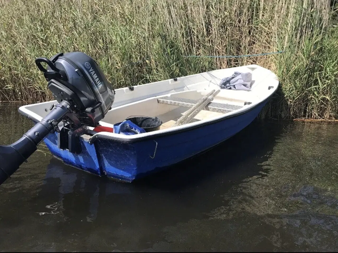 Billede 1 - Jolle 14 fod med 4 HK Yamaha motor 