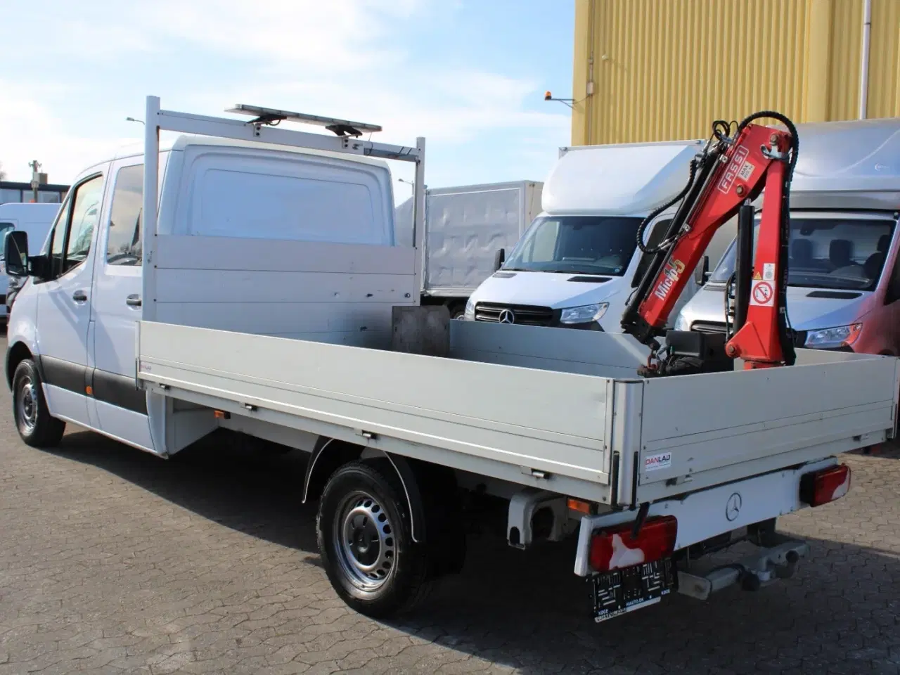 Billede 8 - Mercedes Sprinter 316 2,2 CDi A3 Mandskabsvogn m/lad aut. RWD