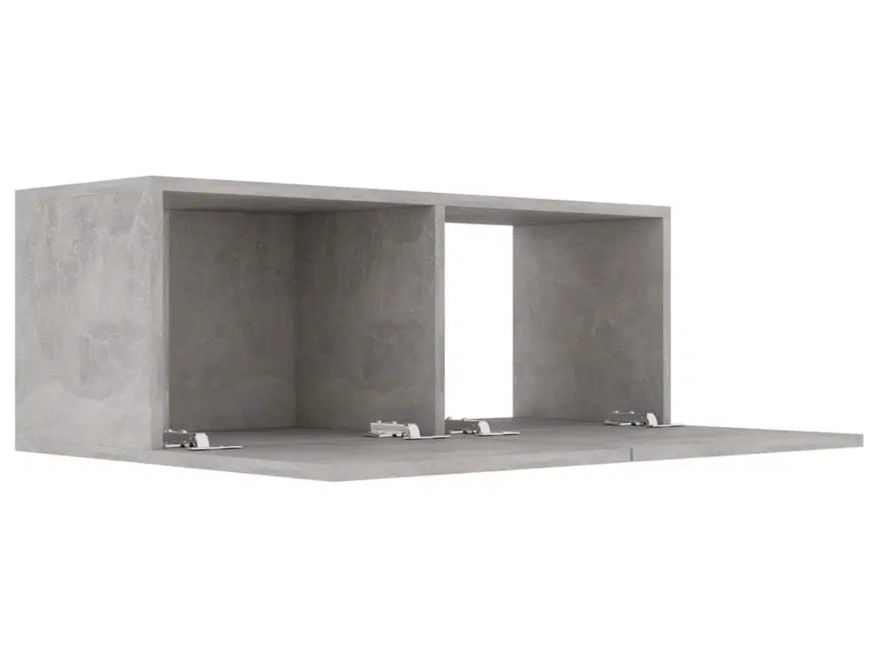 Billede 5 - Tv-bord 80x30x30 cm konstrueret træ betongrå