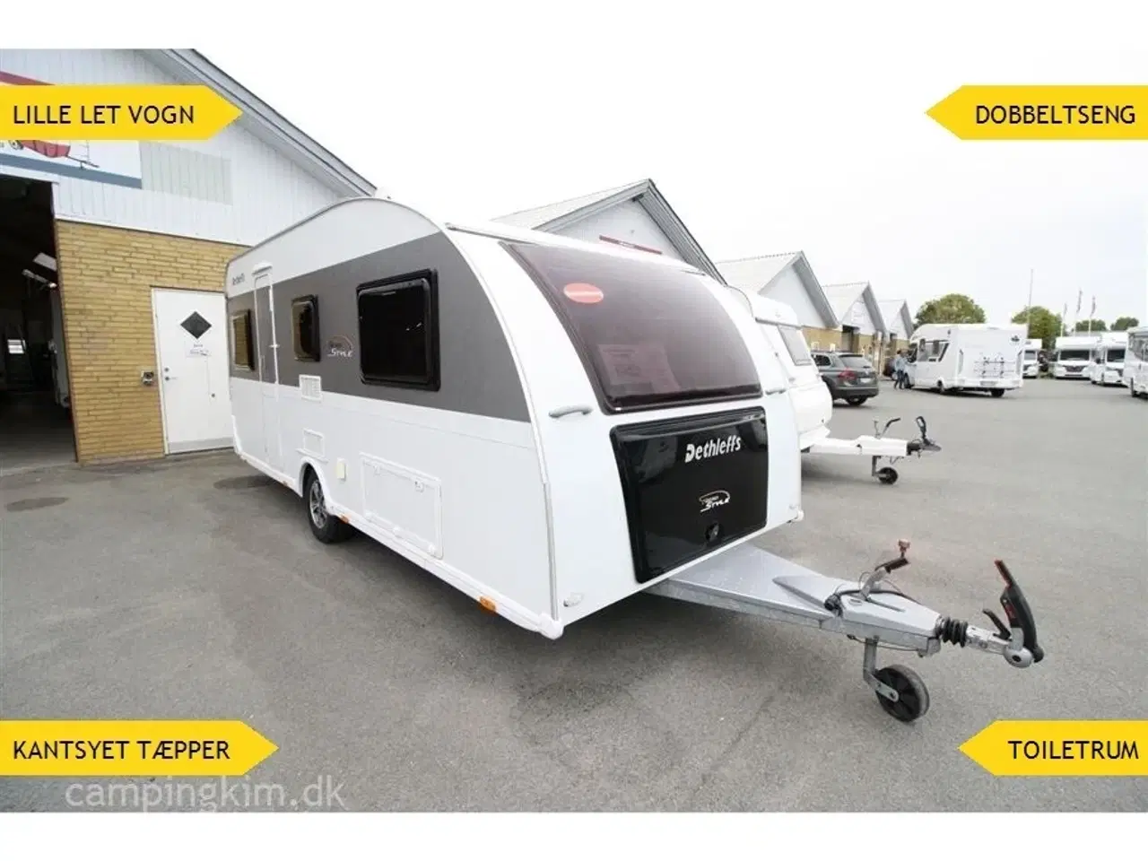 Billede 1 - 2012 - Dethleffs Aero Style 460 DB   Dobbeltseng, kantsyet tæpper og lav vægt.