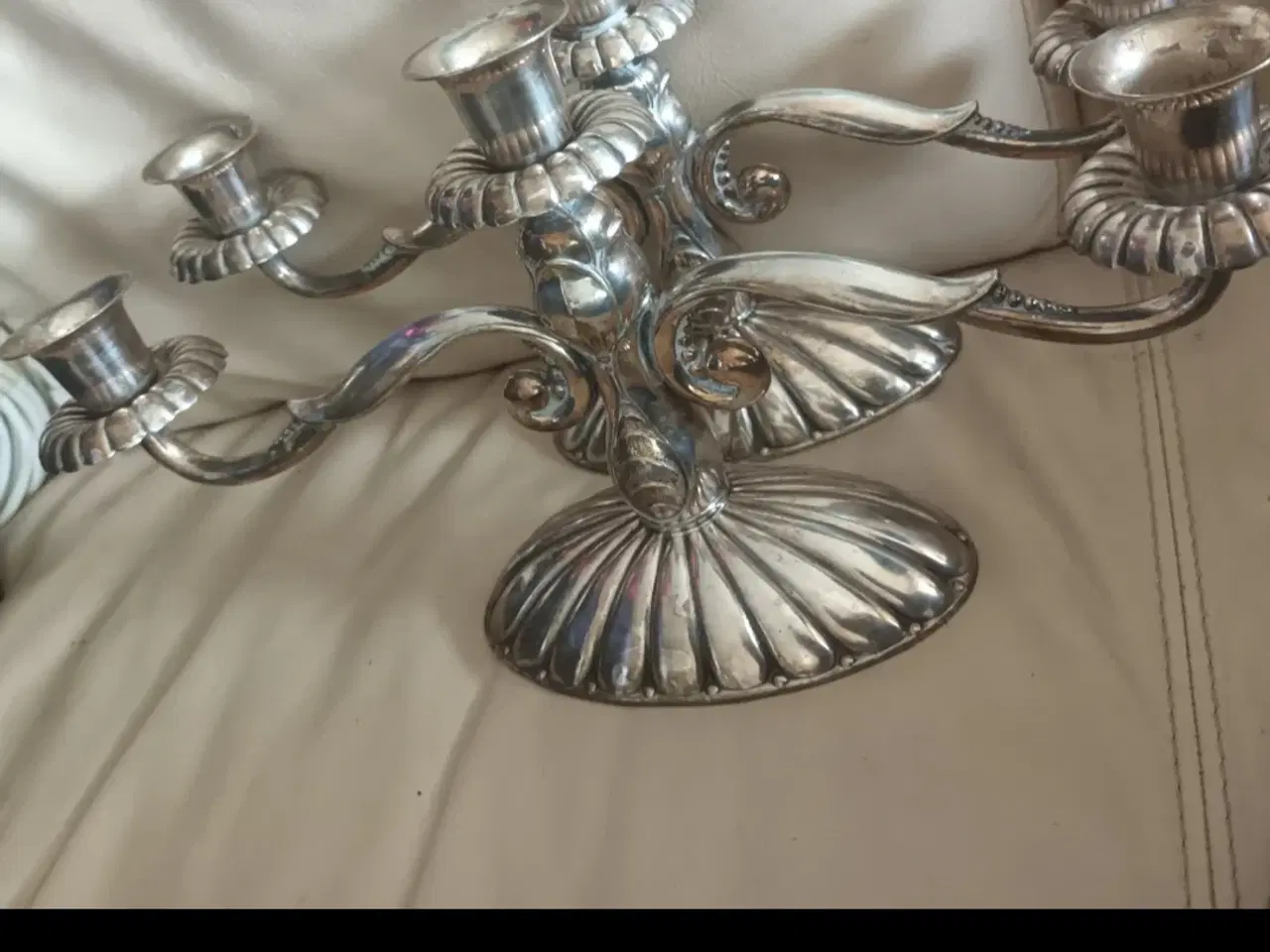 Billede 1 - 2 SMUKKE 3 ARMET  LYSESTAGER PRISEN ER FOR BEGGE 2