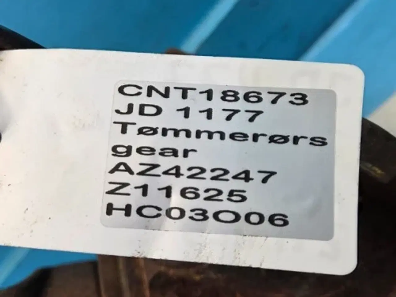 Billede 7 - John Deere 1177 Tømmerør Gear AZ42247