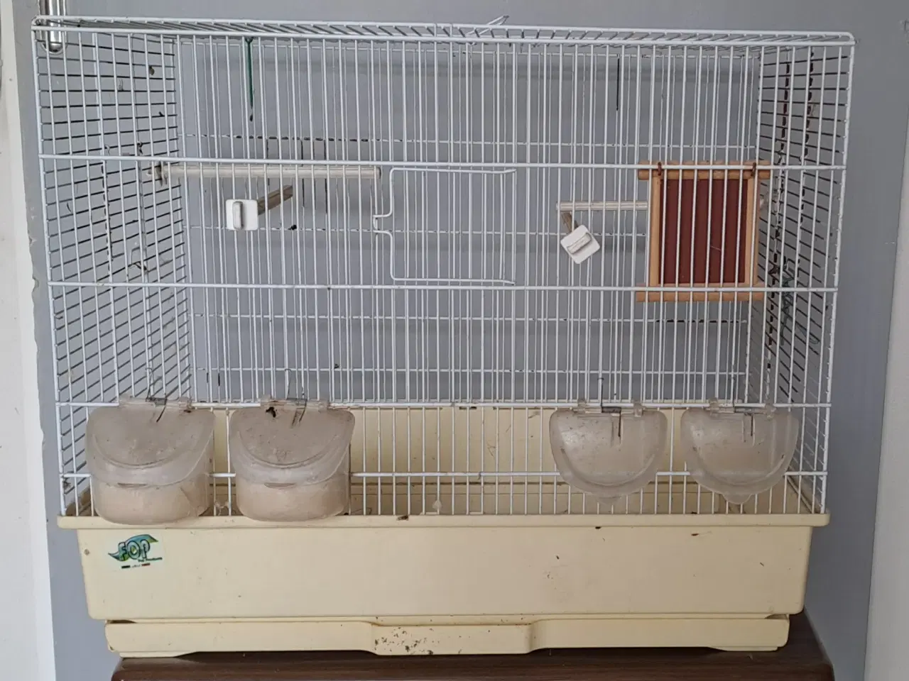 Billede 1 - Stort hvidt fuglebur