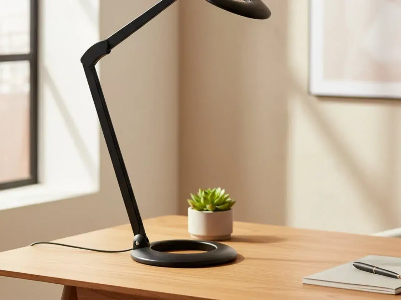 Billede 2 - Luxo Ovelo LED Bordlampe – Sort