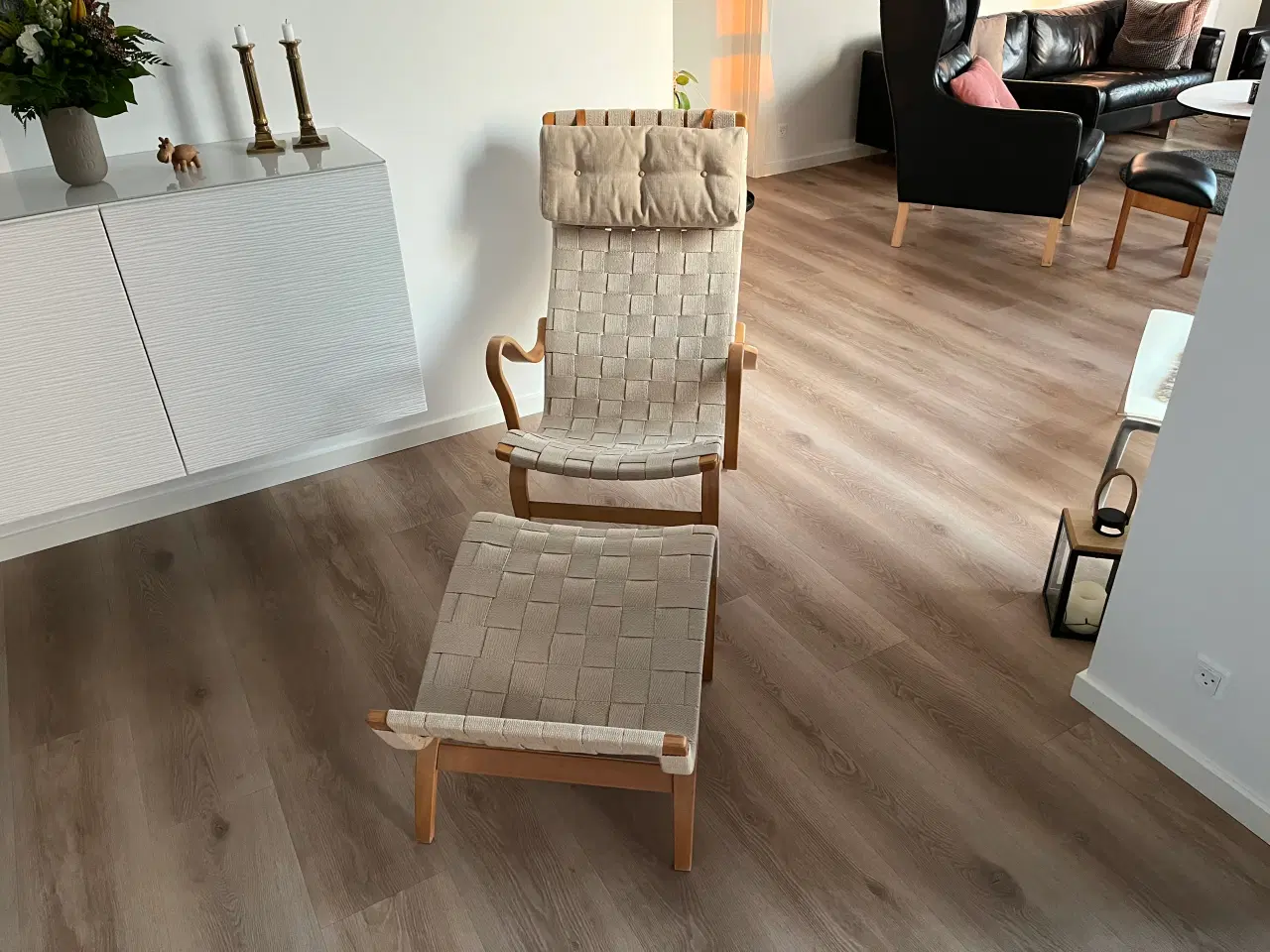 Billede 3 - Bruno Mathsson Mi Pernilla 2 hvilestol m/skammel. 